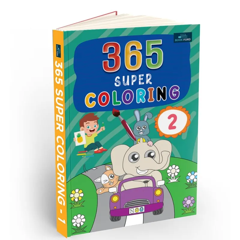 365 Super Coloring Book For Kids ( Set of 2 )