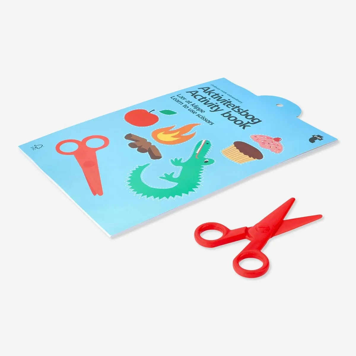 Activity book. Learn to use scissors