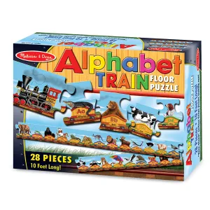 Alphabet Train Floor Puzzle: 27 Pcs