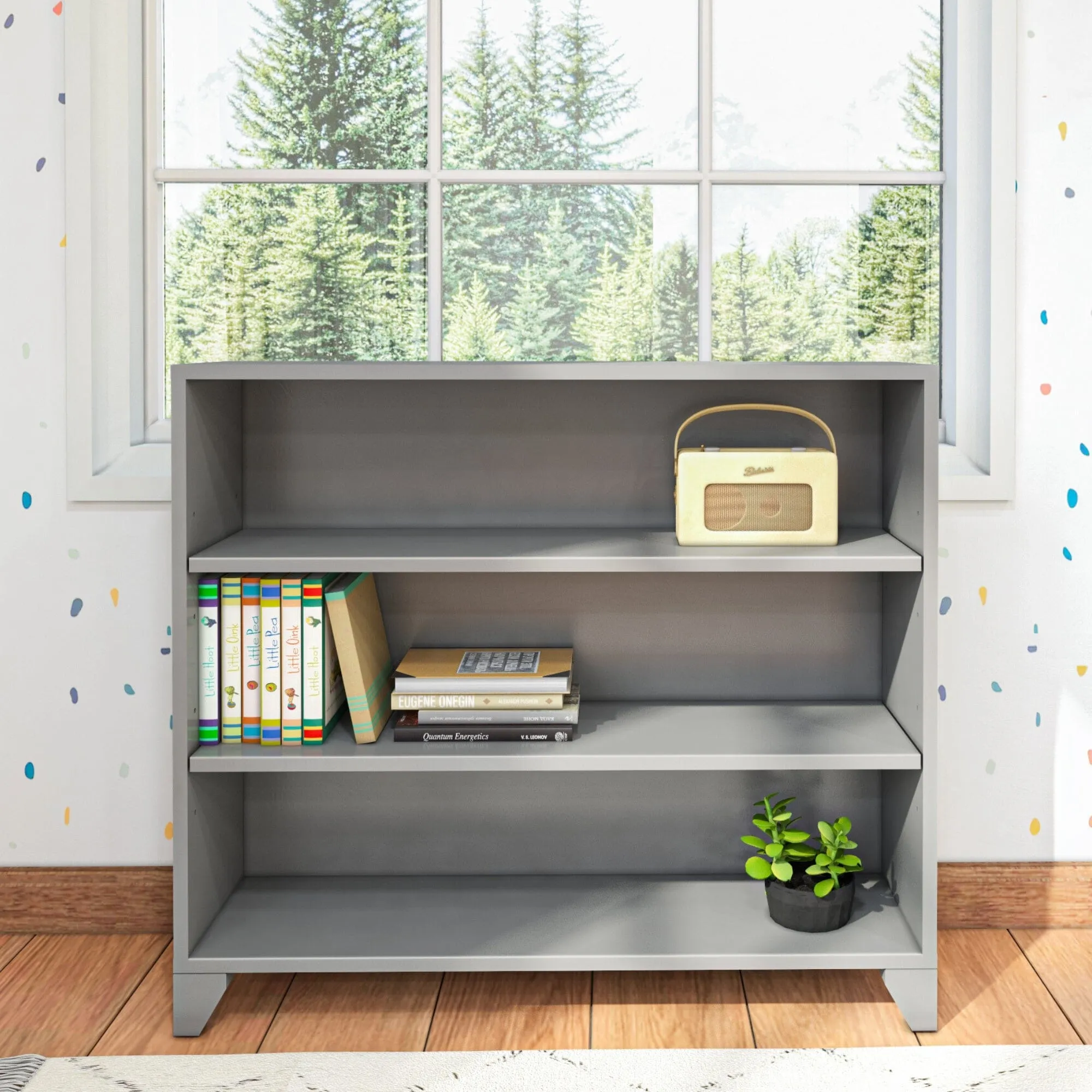 Classic 3-Shelf Bookcase