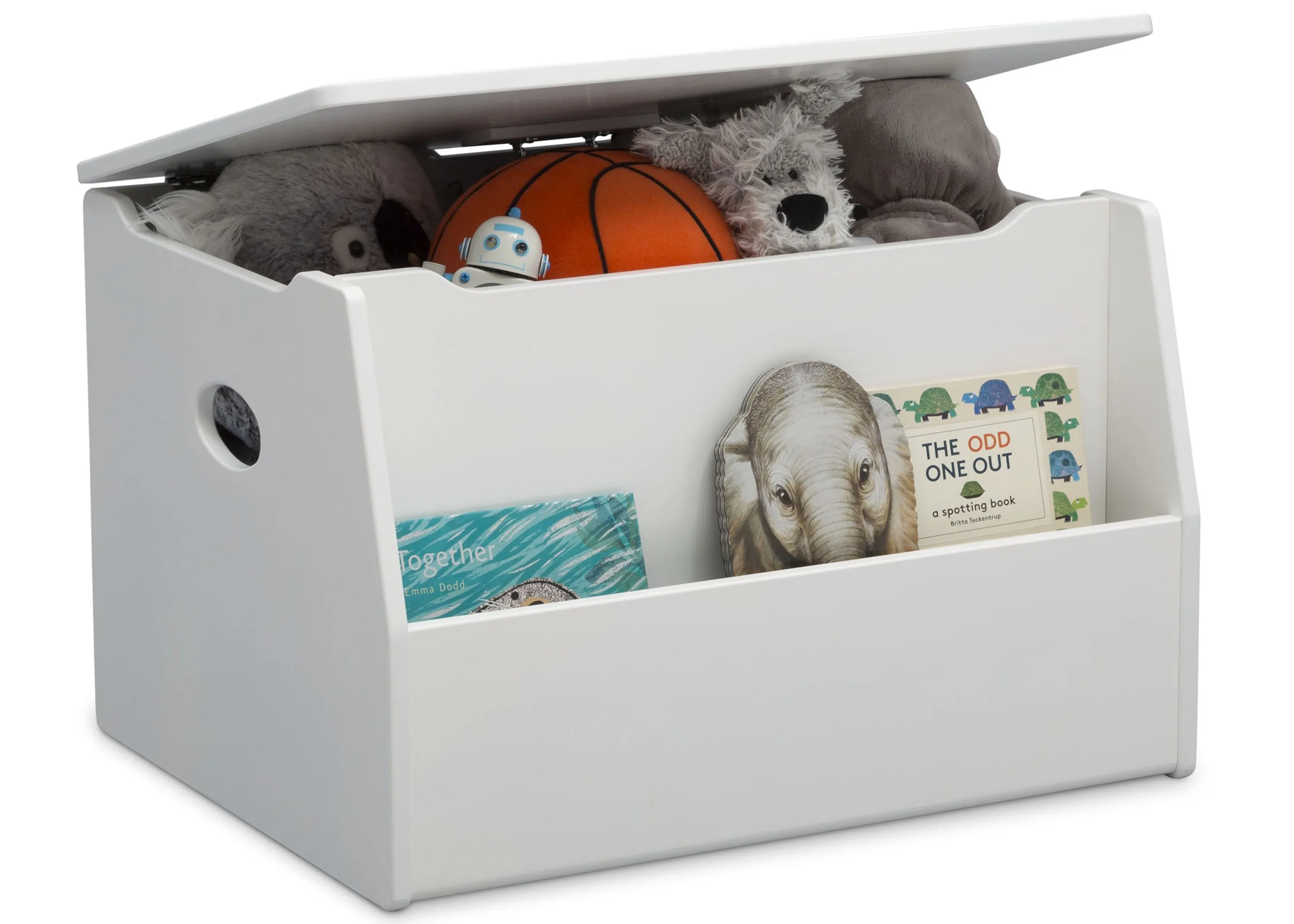 Classic Toy Box with Book Storage