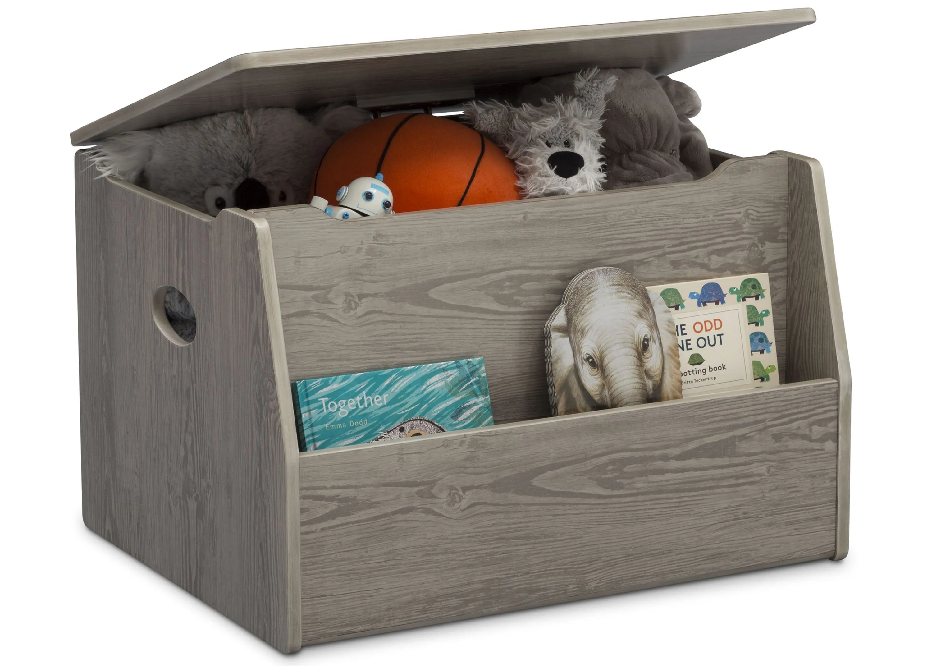Classic Toy Box with Book Storage