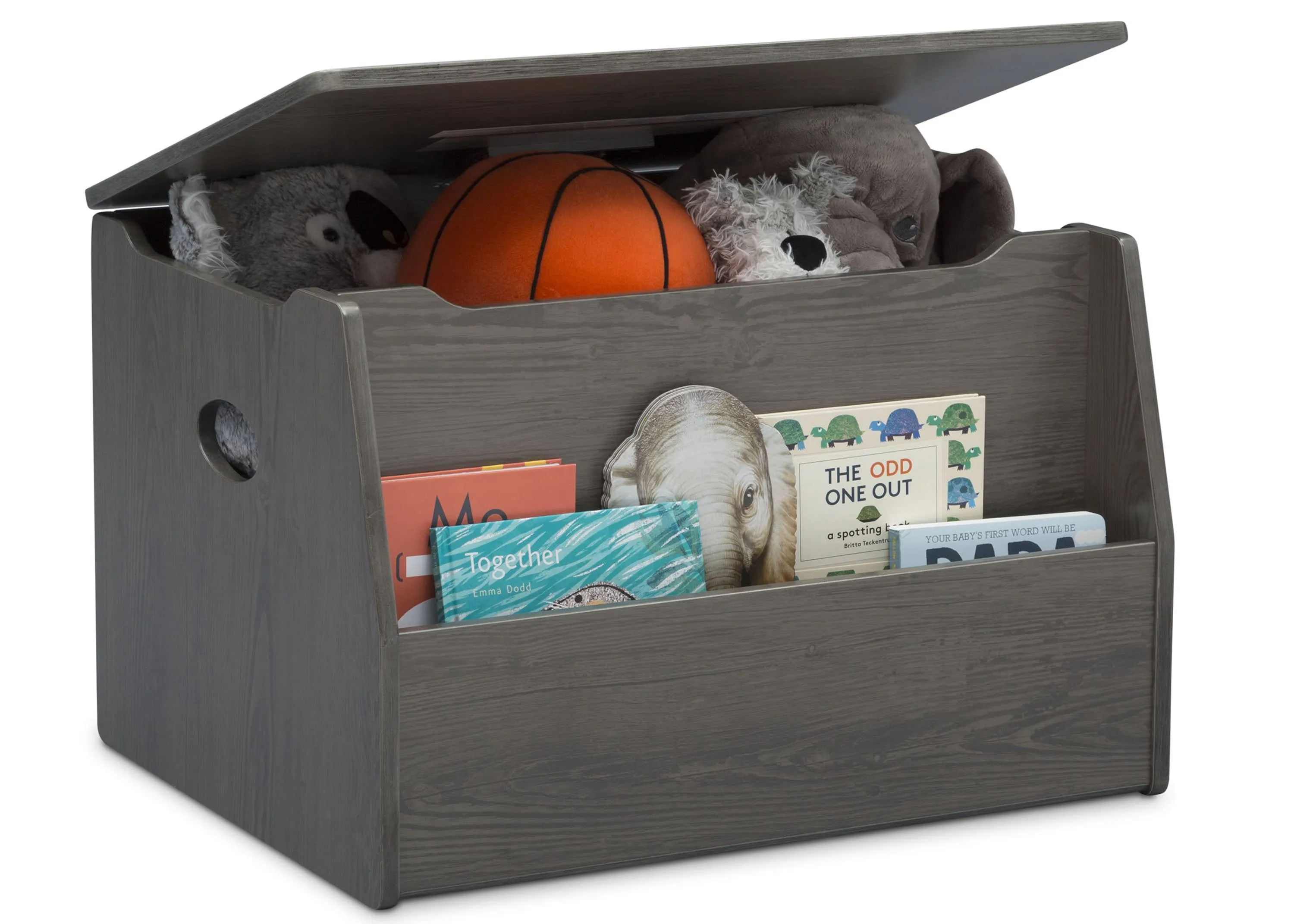 Classic Toy Box with Book Storage