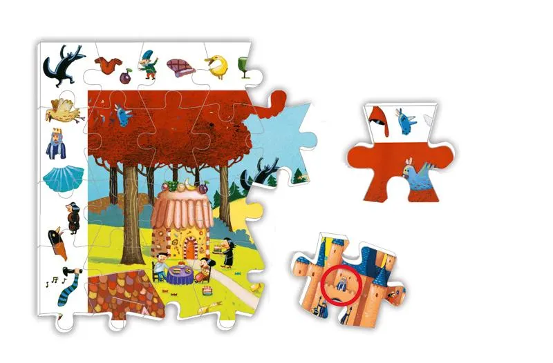 Djeco | Observation Puzzle - Tales