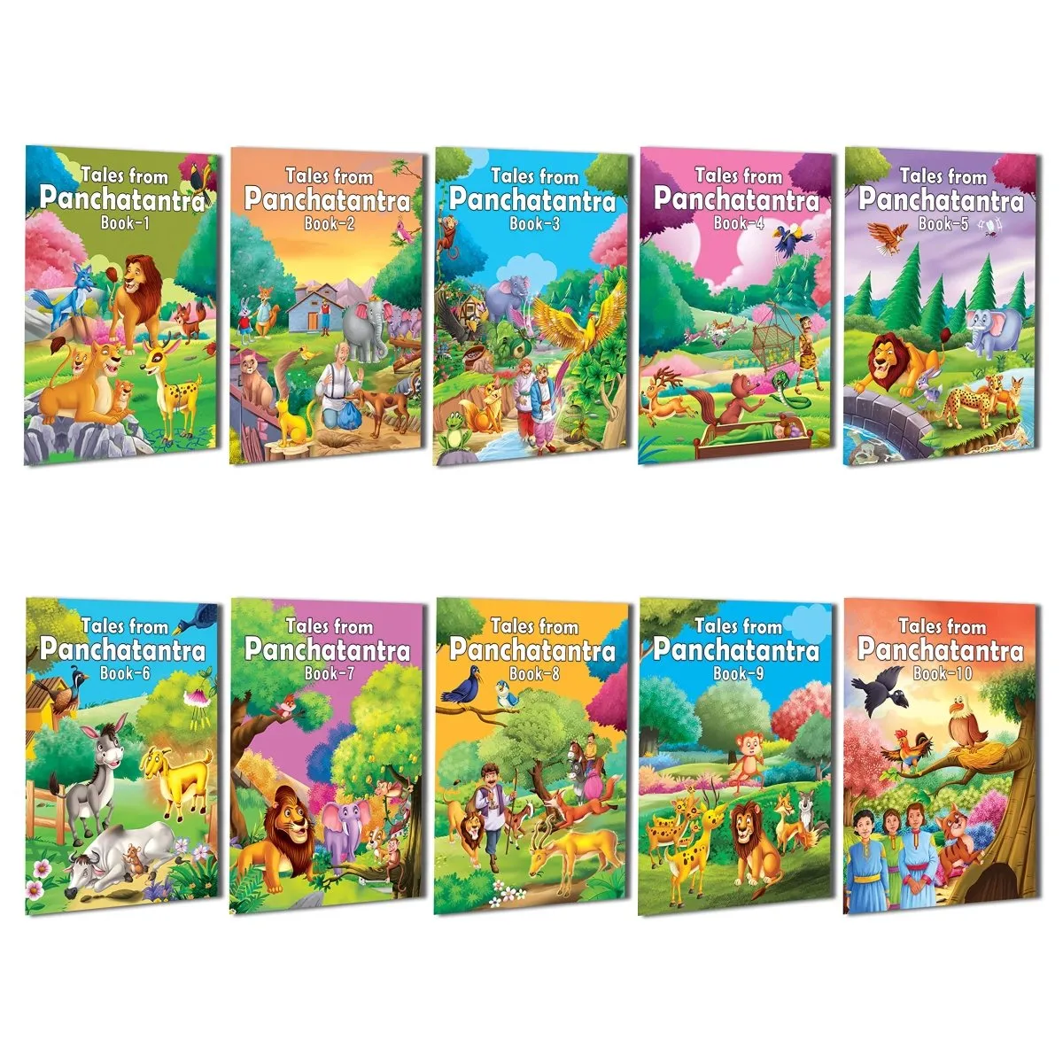 Dreamland Publications Dreamland Tales From Panchatantra (Pack of 10 Books)