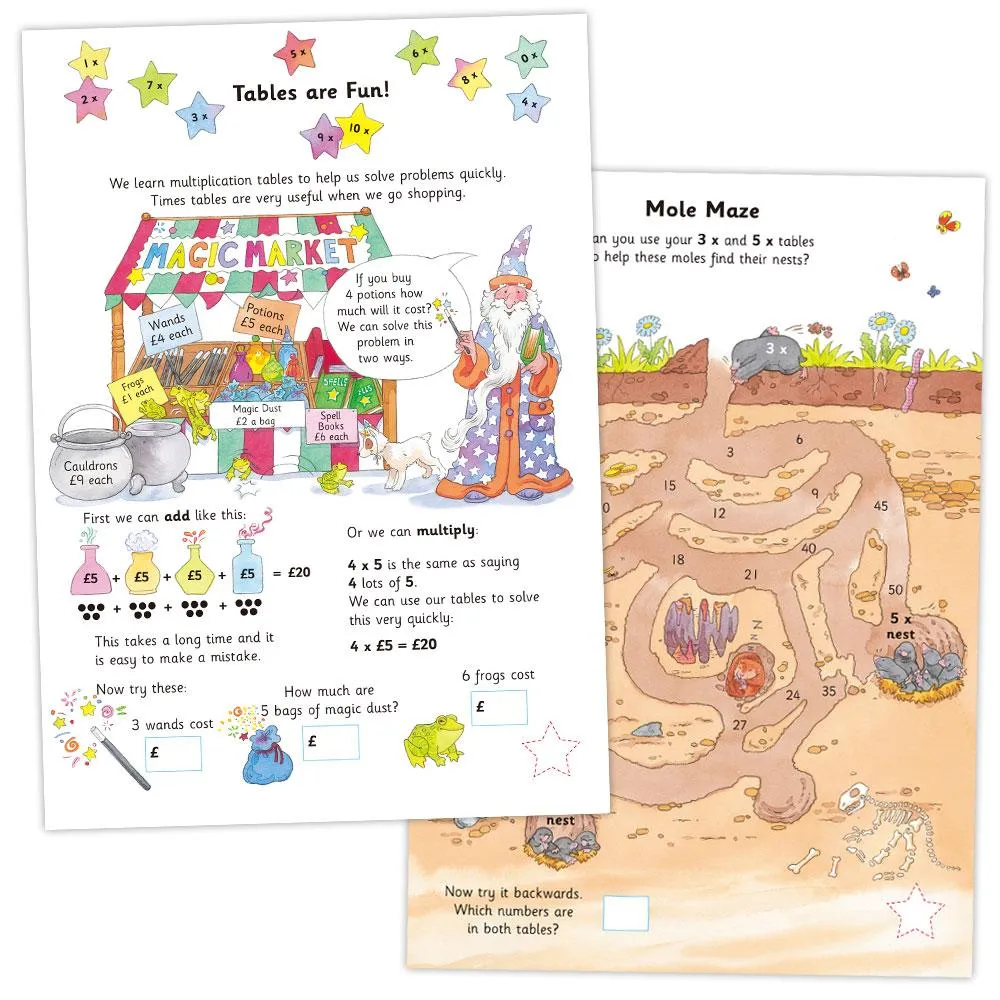 Galt 3141 Play & Learn - Times Tables 6 