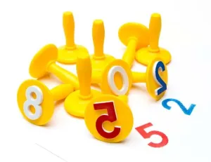 Paint Stampers Numbers 0-9 Set of 10
