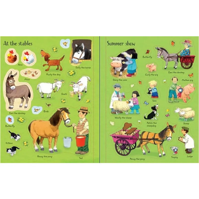 Poppy & Sam's Animals Sticker Book