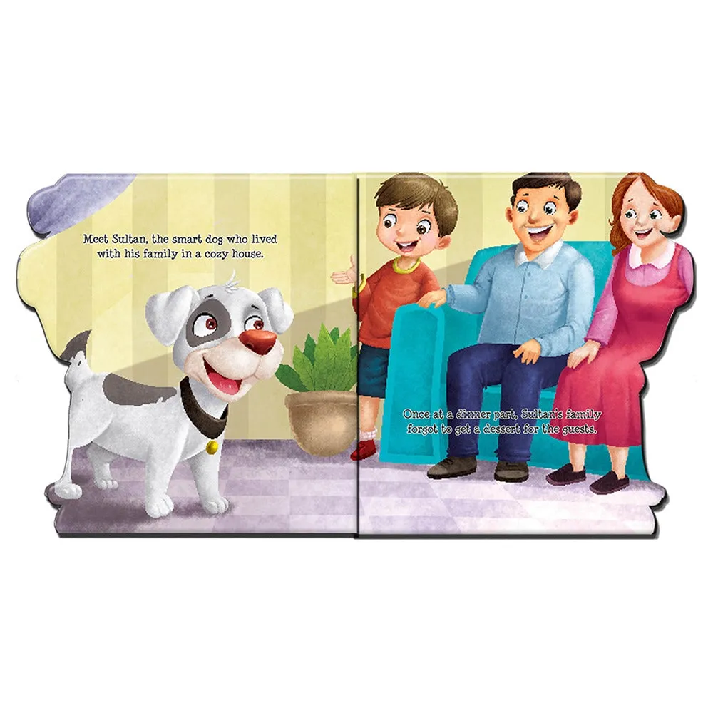 The Clever Dog Animal Shaped Story Board Book - Engaging and Educational Stories for Kids