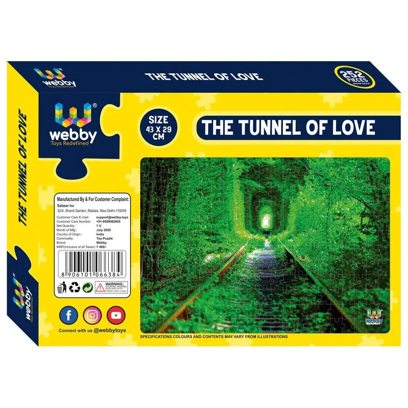 The Tunnel of Love Cardboard Jigsaw Puzzle, 252 pieces
