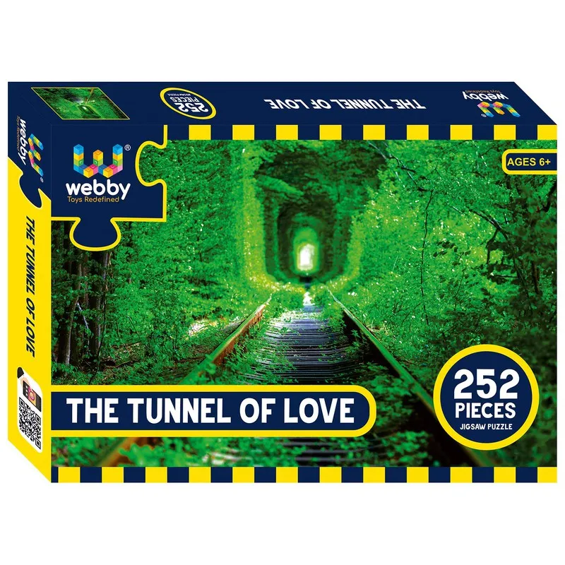 The Tunnel of Love Cardboard Jigsaw Puzzle, 252 pieces