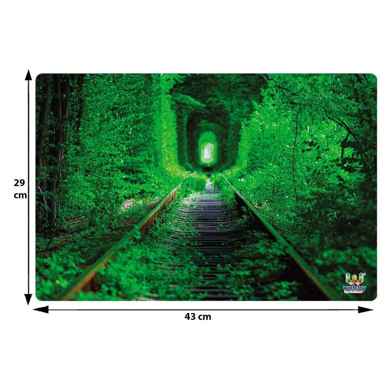 The Tunnel of Love Cardboard Jigsaw Puzzle, 252 pieces