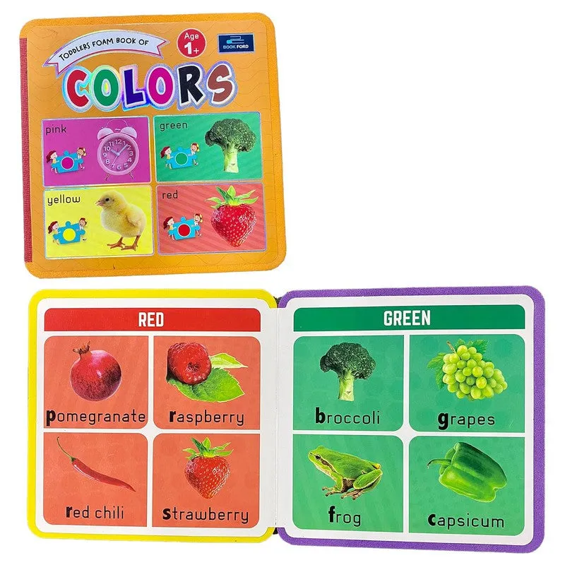 Toddlers Foam Books - Set of 2 Books - Colors and Shapes For Kids