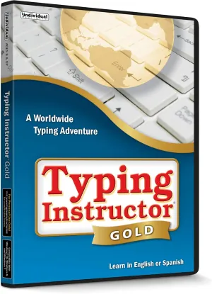 Typing Instructor Gold - Typing Training for Kids and Adults to Learn to Type or Improve their Typing Skills - Teaches Keyboard Basics Following One of 20  Skill-Appropriate Typing Plans - PC - CD