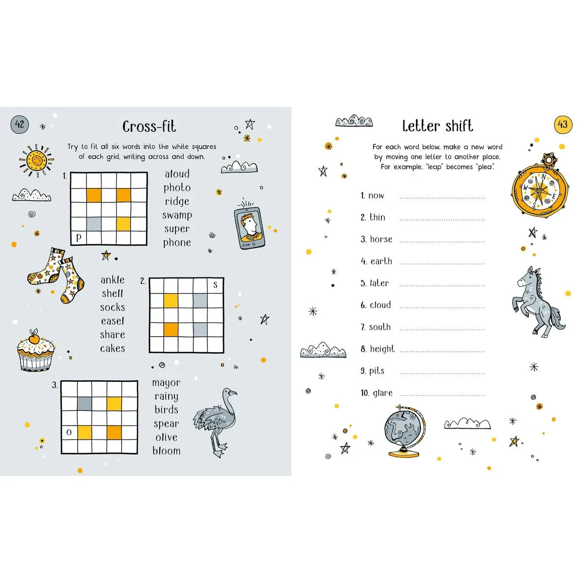 Usborne 100 word puzzles and games