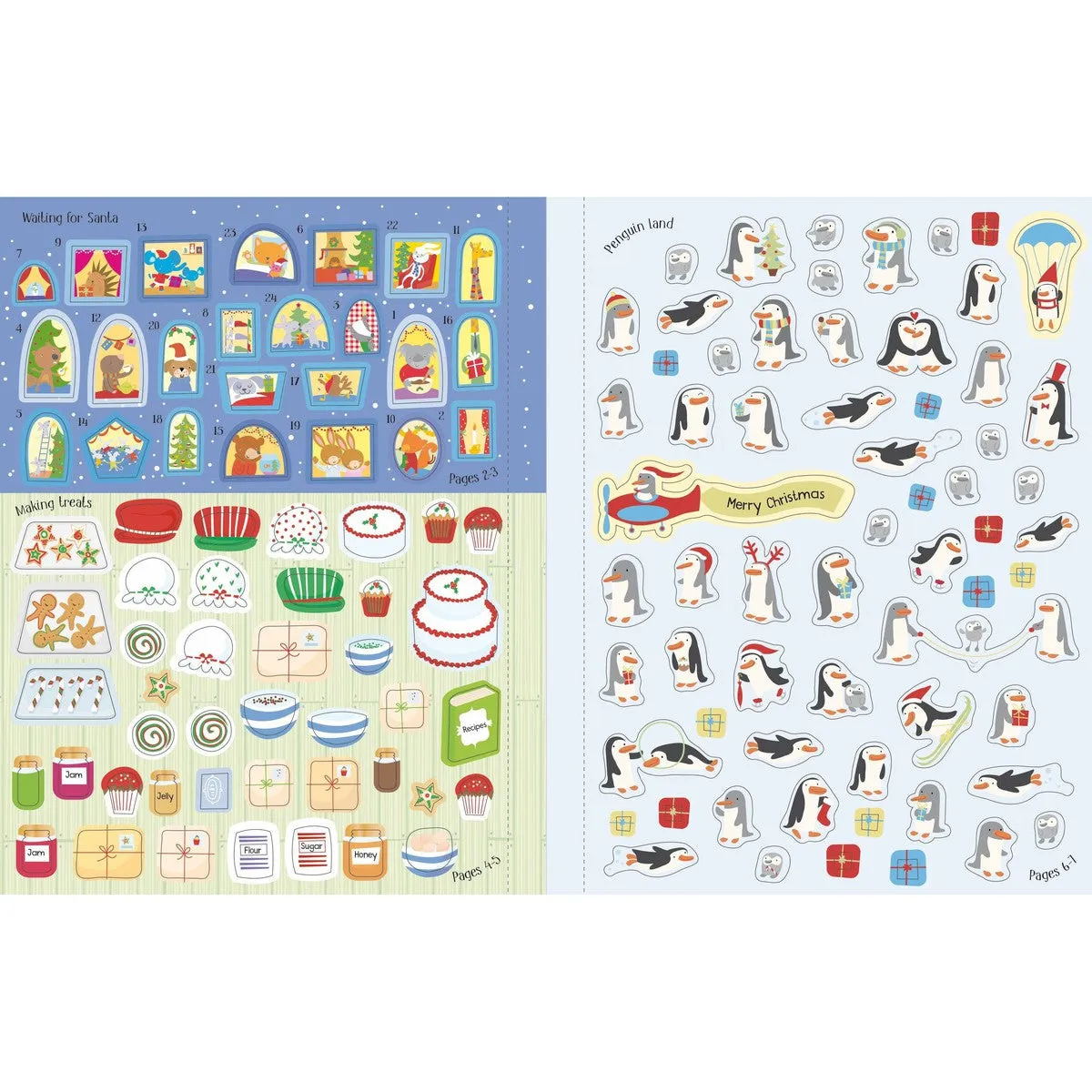 Usborne Christmas sticker book
