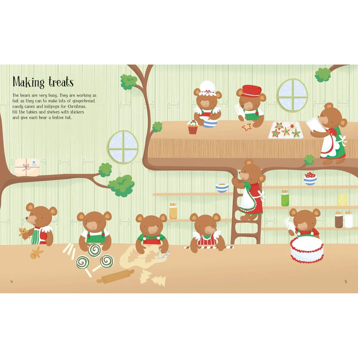 Usborne Christmas sticker book