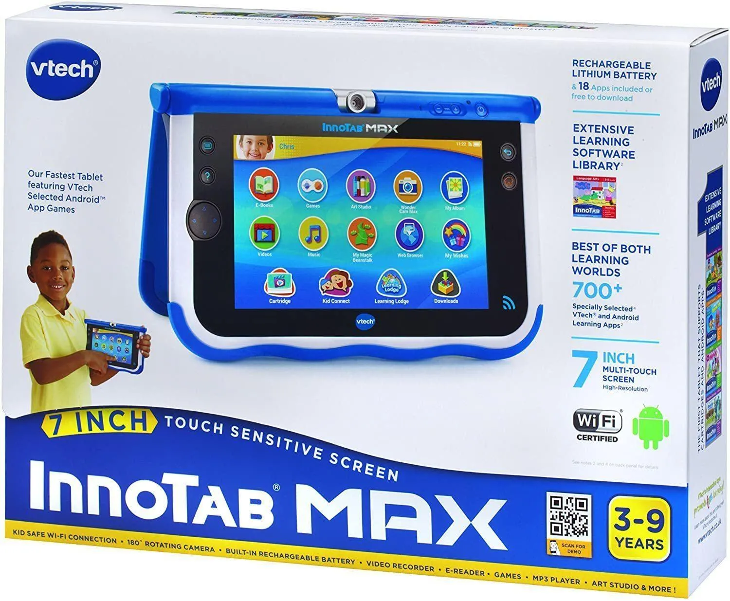 VTech InnoTab Max Tablet Laptop Blue or Pink