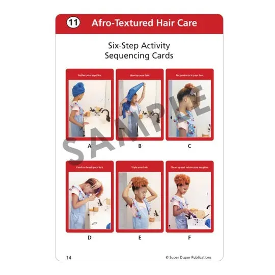 Webber® Activities of Daily Living Photo Sequencing Cards